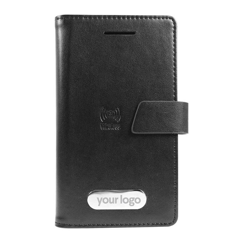 4000 mAh Wireless Powerbank Wallet with Logo